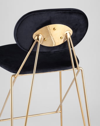 Стул полубарный Элис Синий_6