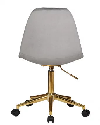 Офисное кресло для персонала ДОБРИН ДИАНА Серый велюр МДЖ9-75 / DOBRIN DIANA MJ9-75_4