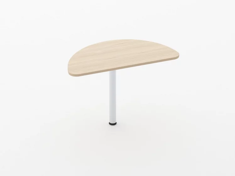 Приставка-полукруг для двух угловых столов Глассй 2.20 Венге / Glassy_0