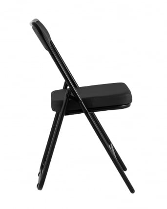 Складной стул Джонни black экокожа Черный_3
