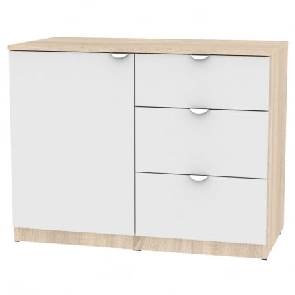 Комод Калисто(K12)699х902х468ручкаторцеваяTR-2(ДСС-Белый)_0