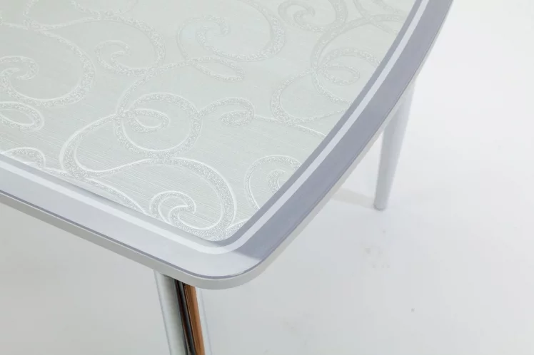 Стол обеденный Чикаго КЗ(6191) серый,завитки серые_7