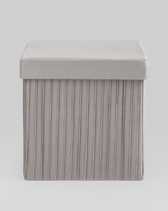 Пуф складной с ящиком Store Square Серый_3