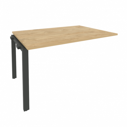 Проходной наборный элемент переговорного стола ОНИКС О.МП-НПРГ-3 Тиквуд Светлый/Антрацит / ONIX O.MP-NPRG-3_0