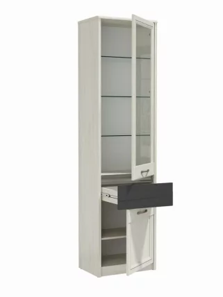 Шкаф-пенал Лиана 45.06 Ясень анкор светлый_1