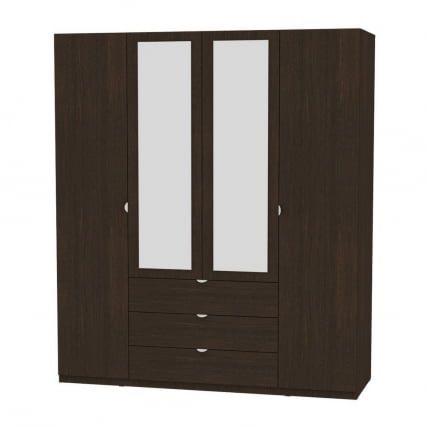 Шкаф распашный R-198х180х60-3-TR-M(Венге)_0