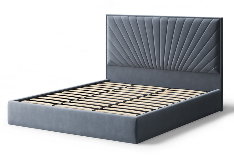 Кровать Леона, 2000кс1800 мм, серый / 2000x1800_1