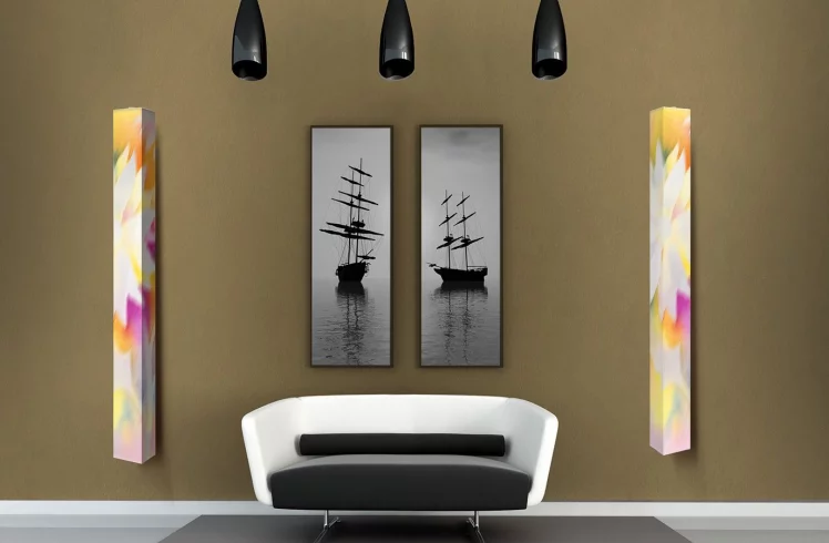 Поворотный зеркальный шкаф Иглу Шелф Арт Беленый дуб_3