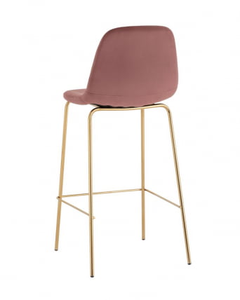 Комплект из двух стульев Валенсия SN велюр пыльно-розовый золотые ножки (2 шт)_7
