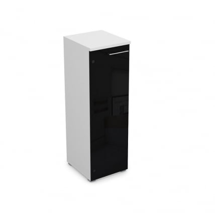 Пенал средний со стеклом левый GLOSS LINE9НП.017.7Л Белый Премиум_0