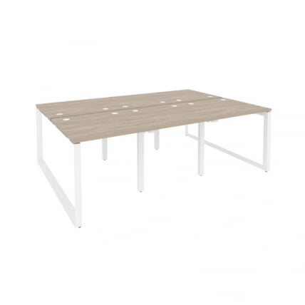 Рабочая станция на О-образном м/к ОНИКС О.МО-Д.РС-6.0.8 Дуб Аттик/Белый / ONIX O.MO-D.RS-6.0.8_0