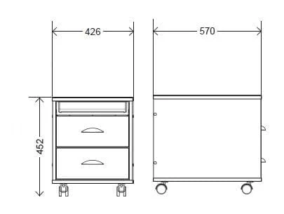 Тумба Tumba 1 step Клен Серый_3