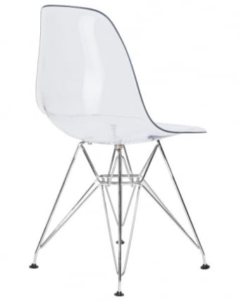 Стул обеденный ДОБРИН ДСР CАСПЕР (ножки хром, цвет прозрачный) 4 шт / DOBRIN DSR CASPER_6