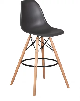 Стул барный ДОБРИН ДСВ БАР Темно-серый ГР-04 / DOBRIN DSW BAR GR-04_0