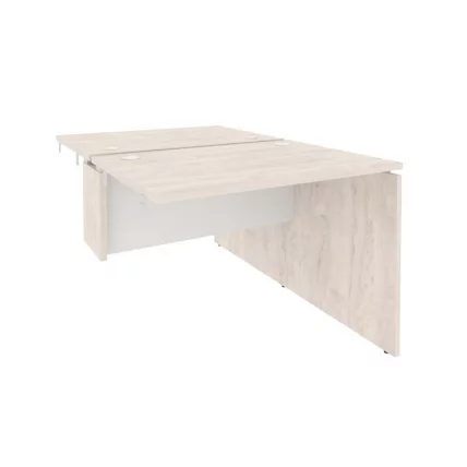 Стол-приставка двойной к опорным элементам ONIX O.D.SPR-1.7 Денвер Светлый/Белый_0