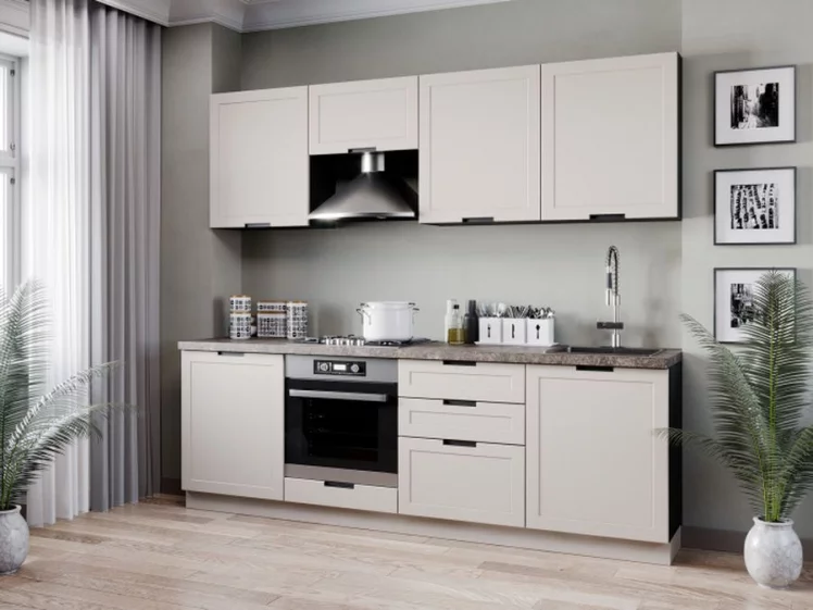 Шкаф кухонный 800 Джамис ЛД 296.360.000.148 Черный Кашмир_2