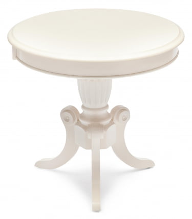 Стол MEEN ( MO-ET ) дерево гевея/мдф, 59х59х55см, ivory white (слоновая кость 2-5)_0