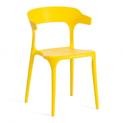 Стул TON (mod. PC33) пластик, 48 x 48 x 74 см, желтый (Yellow Y-01)_0