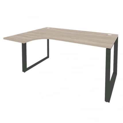 Стол эргономичный левый на О-образном м/к ONIX O.MO-SA-4L Дуб Аттик/Антрацит_0