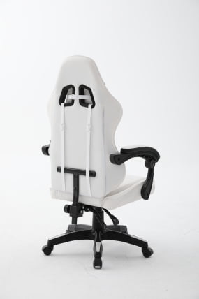 Кресло спортивное ТопЧаирс Пхантом бело-черный / TopChairs Phantom_7