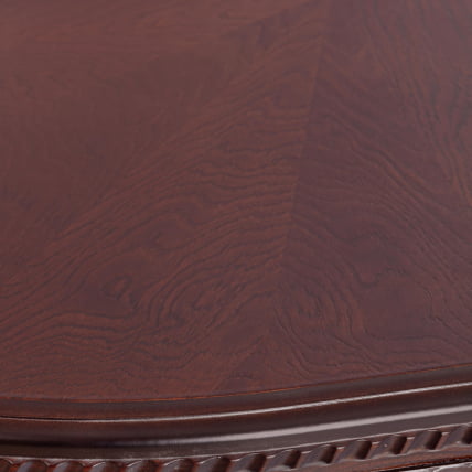 Стол COPPOLA бук, мдф, 140+40x80x77см, Tobacco, узор прямой_9