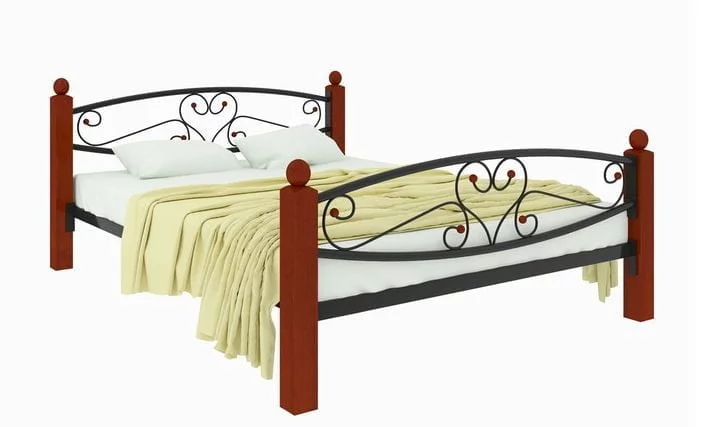 Кровать Каролина Lux plus 1200х2000 Желтая_0