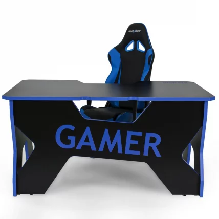 Стол геймерский Generic Comfort Gamer2/DS/NB Синий Черный_6