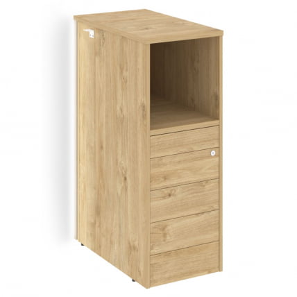 Тумба 5 ящиков TIP-ON проходная,  средняя ONIX O.R-TV-5TIP Тиквуд светлый_0