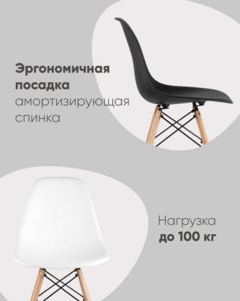 Стул Eames Style DSW красный (разборный каркас)_3