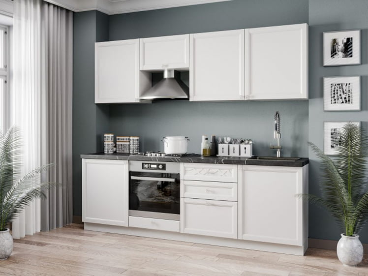 Панель окончание острова 722 мм Джулия ЛД 284.930.000 Белый_1