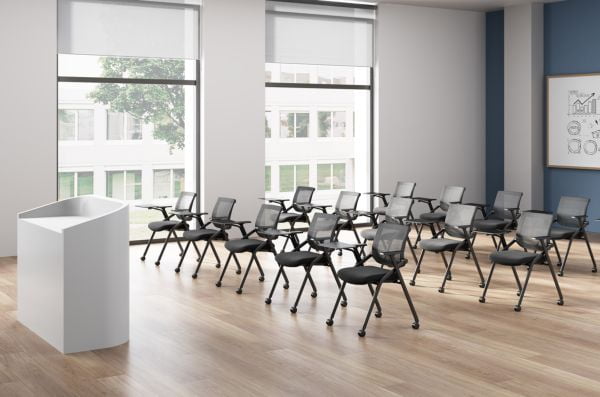 Кресло-конференц CЛИП ЕАСЙ Т202348 стл ЧЕРНЫЙ/ЧЕРНЫЙ / CLIP EASY_4