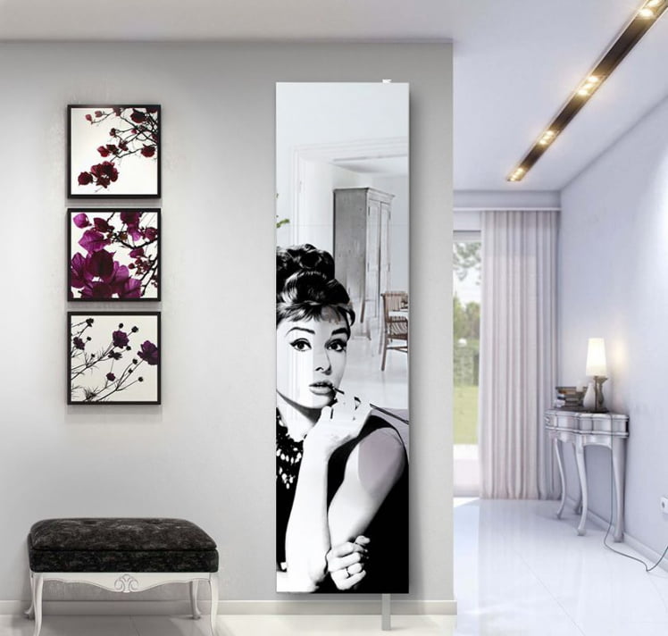 Поворотный зеркальный шкаф Драйв Шелф Арт (правый) Беленый дуб_12