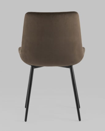 Стул Остин велюр Темно-коричневый_4