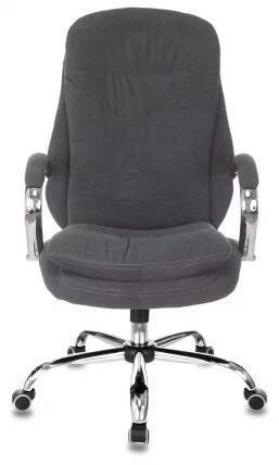 Кресло руководителя Бюрократ T-9950SL Fabric серый Alfa 44_1