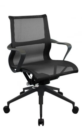 Премиум кресло Everprof Chicago Black Сетка Черный_0