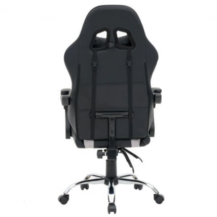 Кресло компьютерное CРОМЕКС (КРОМЕКС) Куантум ГМ-155 РГБ экокожа черное/красное/серое / CROMEX Quantum GM-155 RGB_7