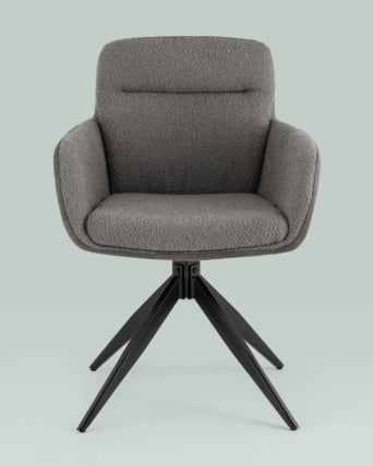 Стул Валдо серый с серой экокожей / Waldo_0