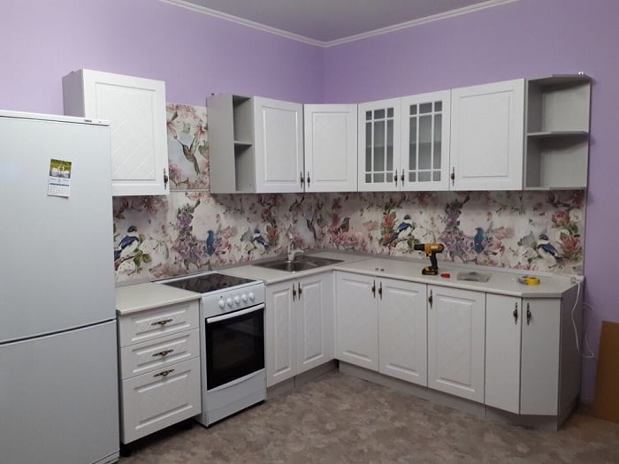 Глянцевый фартук (КОМПОЗИТ) KM 11_1