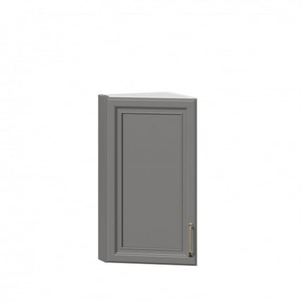 Шкаф кухонный окончание 350 Джелатто ЛД 241.690.000.118 Белый Оникс серый_0