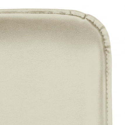 Кресло для приемных Samba хром кожзам Бежевый_8