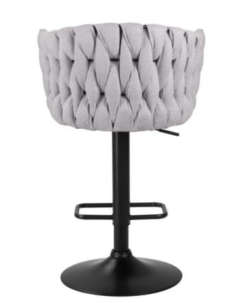 Стул барный ДОБРИН ЛЕОН (серая ткань (ЛАР 275-17)) 2 шт / DOBRIN LEON (LAR_7