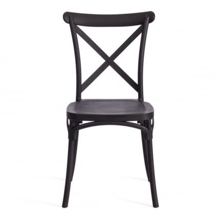 Стул CROSS (mod. PL24) / 1 шт. в упаковке пластик, 48 х 58 х 89 см, Black (черный) 05_10