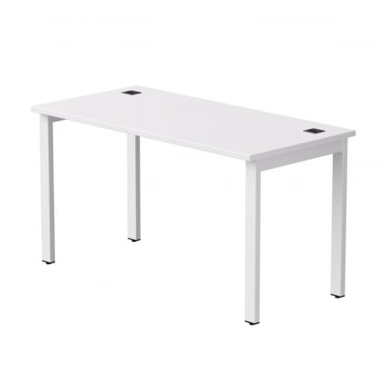 Стол прямой на металлокаркасе, опоры 45 гр Everprof EVO 254S003 Белый_0