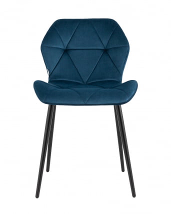 Стул обеденный Эдвин велюр Синий_2