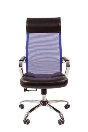 Кресло для руководителя CХАИРМАН 700 Синий / CHAIRMAN_1