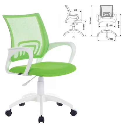 Кресло для персонала BRABIX Fly MG-396W  Салатовый_0