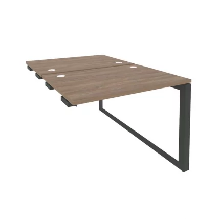 Стол-приставка двойной на О-образном м/к к опорым элем. ОНИКС О.МО-Д.СПР-1.7 Дуб Аризона/Антрацит / ONIX O.MO-D.SPR-1.7_0