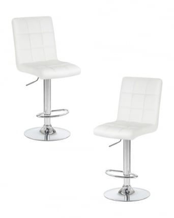 Стул барный ДОБРИН КРУГЕР (белый) 2 шт / DOBRIN KRUGER_0