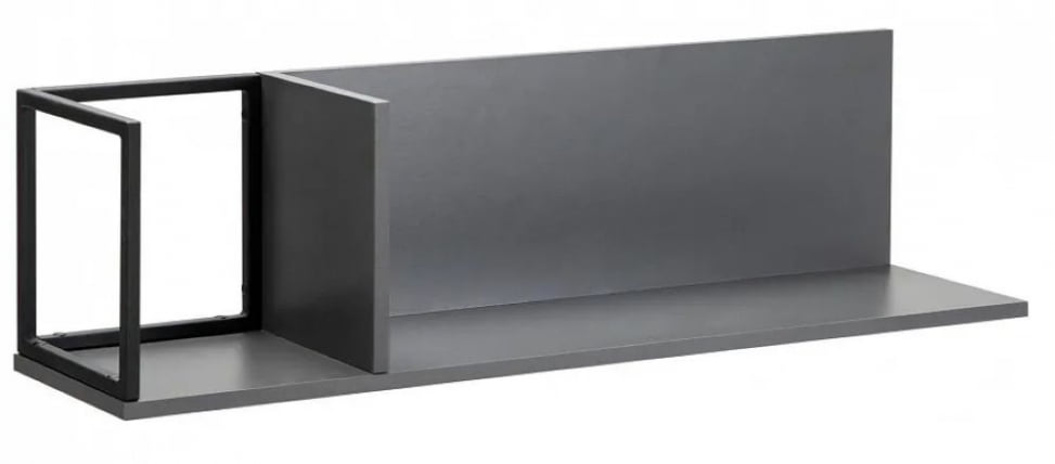 Полка навесная CITY 400955831h Графит_1
