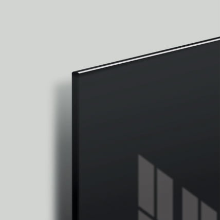 Доска магнитно-маркерная стеклянная BRAUBERG 40х60 см Черная_2